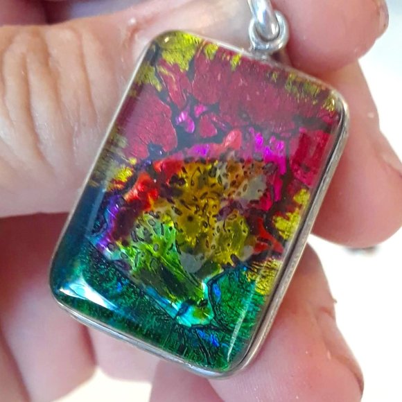 No brand Jewelry - Dichroic Glass Pendant